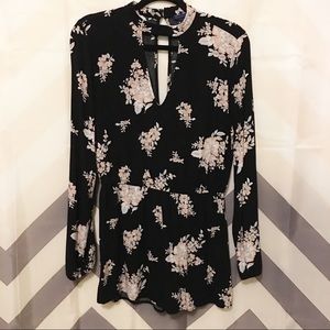 Aeropostal cherry blossom romper